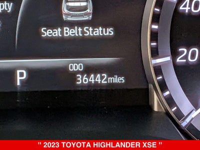2023 Toyota Highlander XSE
