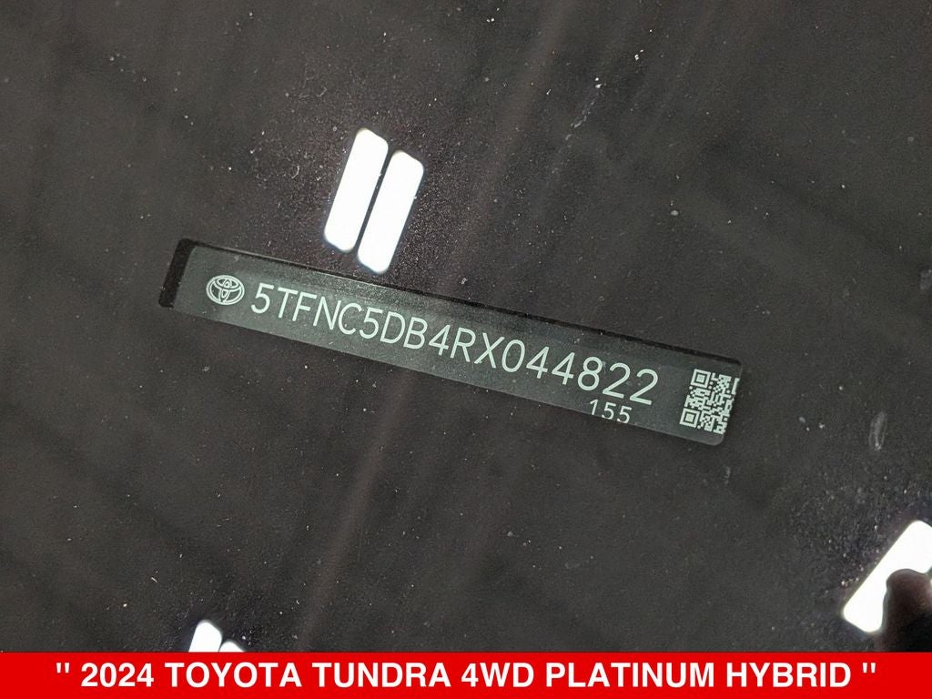2024 Toyota Tundra Hybrid Platinum