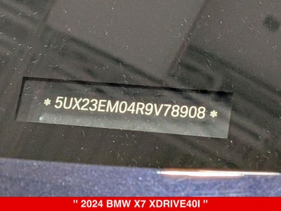 2024 BMW X7 xDrive40i Premium Package