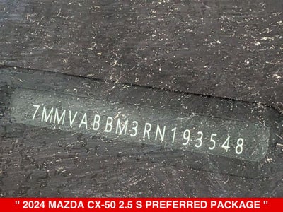 2024 Mazda Mazda CX-50 2.5 S Preferred Package