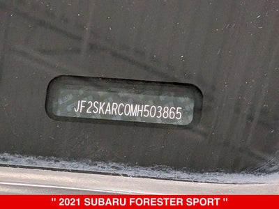 2021 Subaru Forester Sport