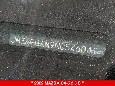 2022 Mazda Mazda CX-5 2.5 S
