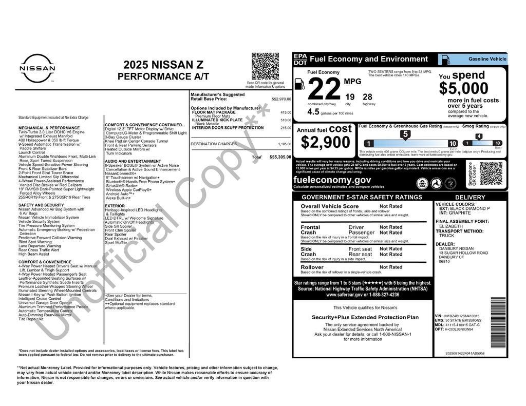 2025 Nissan Z Performance