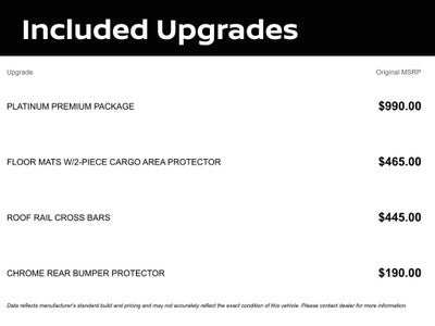 2026 Nissan Rogue Platinum