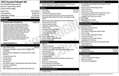 2022 Hyundai Palisade SEL