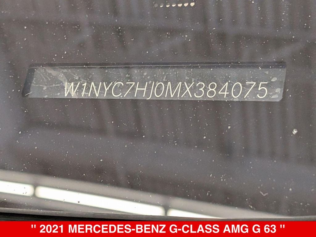 2021 Mercedes-Benz G-Class G 63 AMG® 4MATIC®