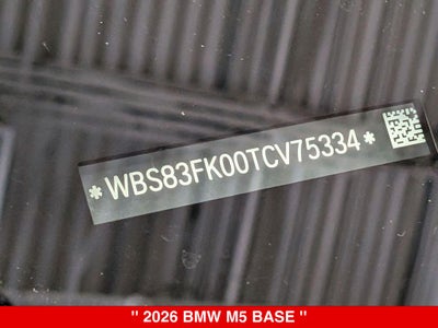 2026 BMW M5 Base