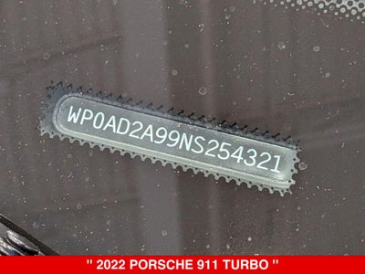 2022 Porsche 911 Turbo