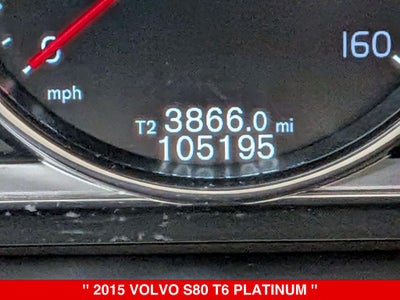 2015 Volvo S80 T6 Platinum