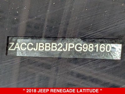 2018 Jeep Renegade Latitude