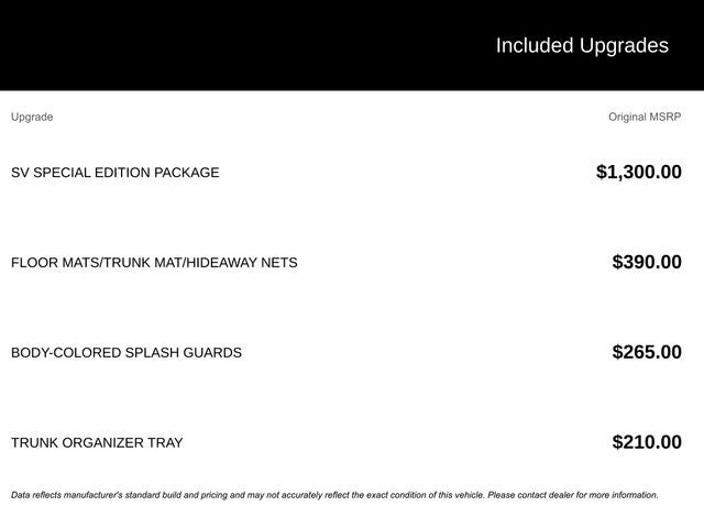 2026 Nissan Altima SV Special Edition
