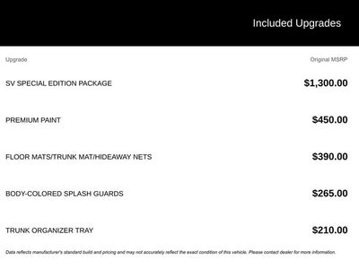 2026 Nissan Altima SV Special Edition