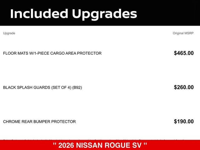 2026 Nissan Rogue SV