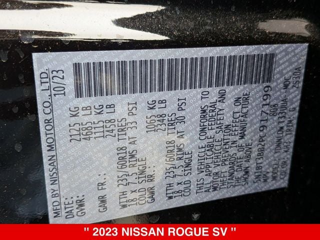 2023 Nissan Rogue SV AWD NISSAN CERTIFIED