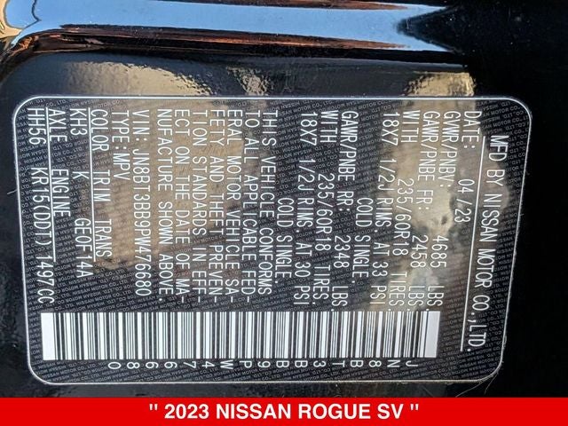 2023 Nissan Rogue SV
