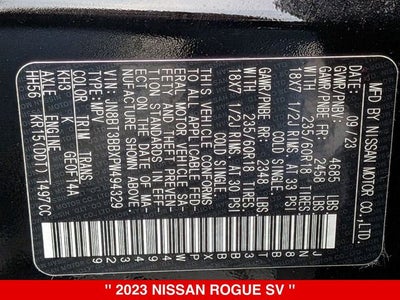 2023 Nissan Rogue SV
