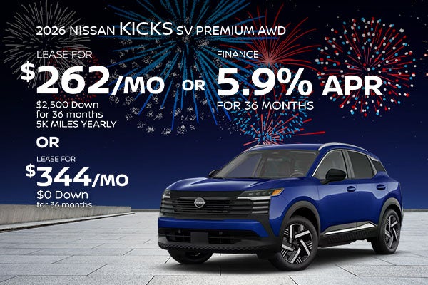 2026 Nissan Kicks SV