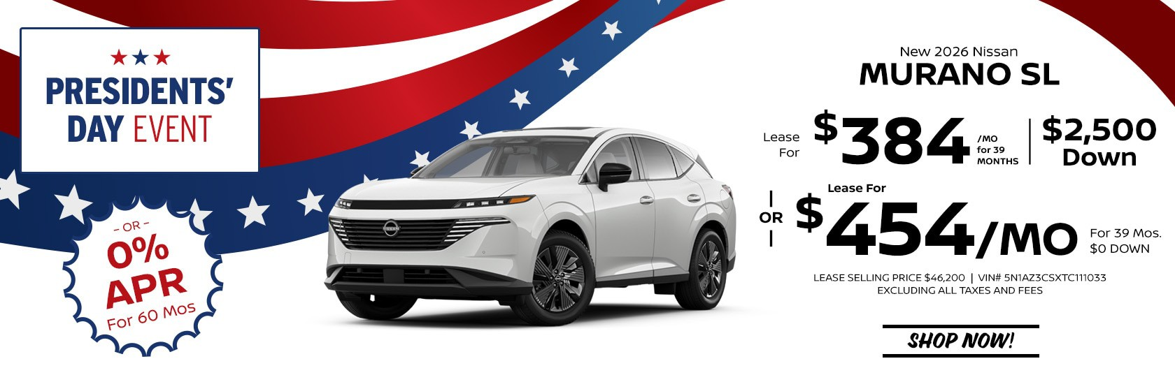 2026 Nissan Murano SL in Danbury #ST